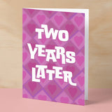 2nd Wedding Anniversary Card For Wife Anniversary Card for Husband Anniversary Card For Boyfriend or Girlfriend Second Anniversary Gift