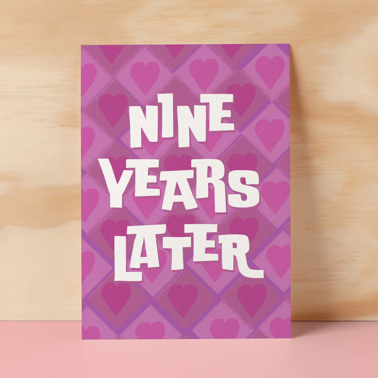 9th Wedding Anniversary Card For Wife Anniversary Card for Husband Anniversary Card For Boyfriend or Girlfriend Ninth Anniversary Gift