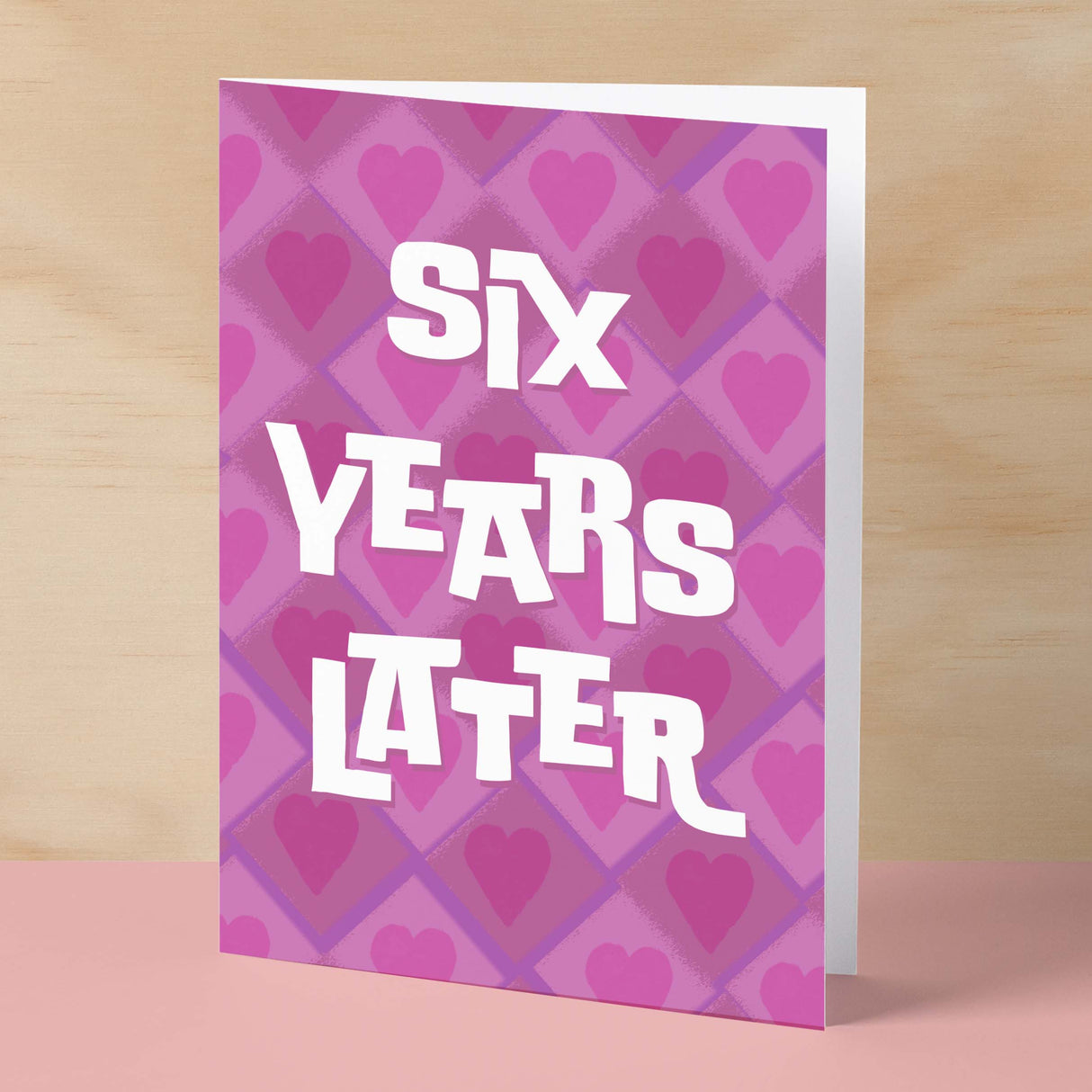 6th Wedding Anniversary Card For Wife Anniversary Card for Husband Anniversary Card For Boyfriend or Girlfriend Sixth Anniversary Gift