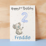 Personalised 1st, 2nd, 3rd, 4th, 5th Birthday Card for Son, Grandson, Nephew, Godson, Boys Koala Card