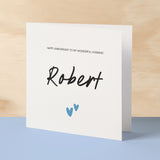 Personalised Anniversary Card For Husband Happy Anniversary Card For Husband Custom Card For Husband Amazing Husband Anniversary Card