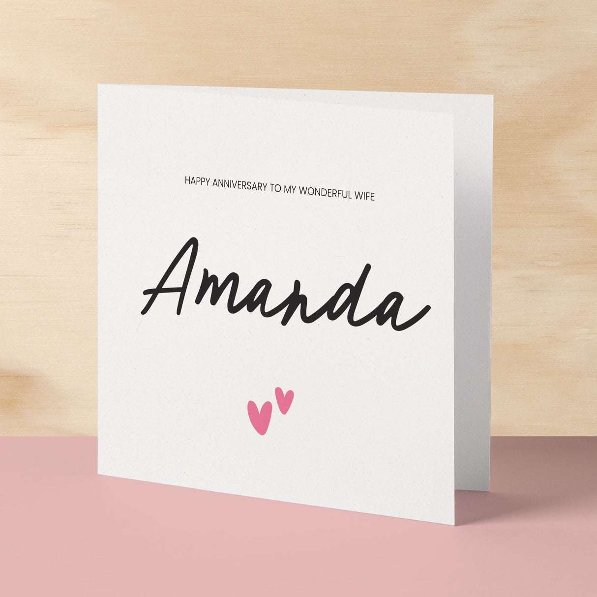 Personalised Anniversary Card For Wife Anniversary Card For Wife Custom Card For Wife Amazing Wife Anniversary Card