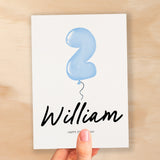 Personalised 2nd Birthday Card For Boy Two Year Old Birthday Card Custom Card For Second Birthday For Boy Happy 2nd Birthday Card