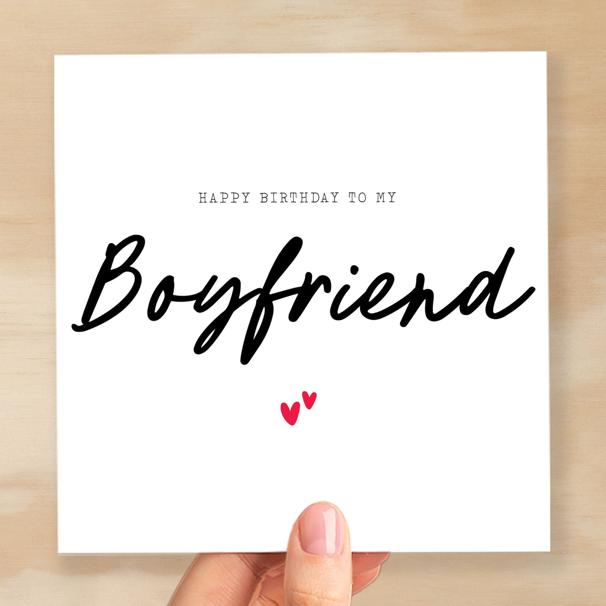 Birthday Card For Boyfriend Happy Birthday Card For Boyfriend Simple Birthday Card For Boyfriend Love Hearts Birthday Card For Boyfriend