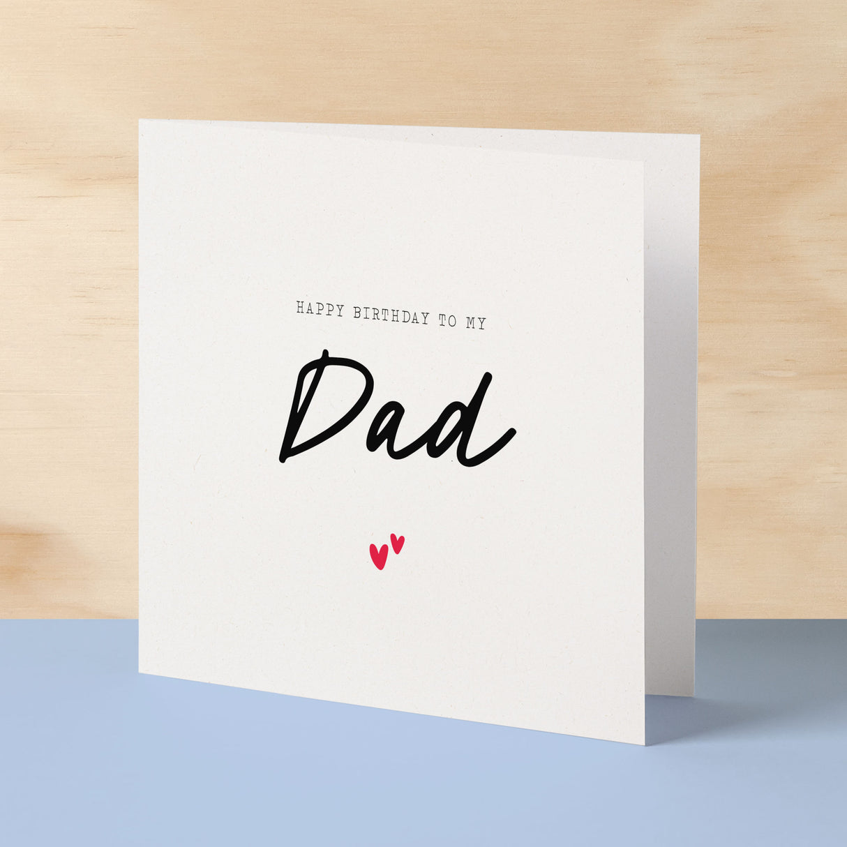 Birthday Card For Dad Happy Birthday Card For Dad Simple Birthday Card For Dad Love Hearts Birthday Card For Dad