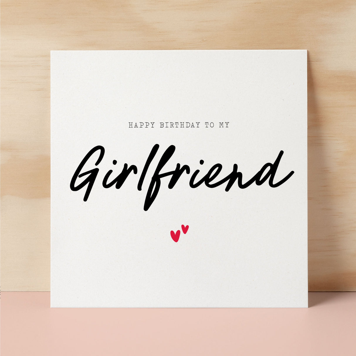 Birthday Card For Girlfriend Happy Birthday Card For Girlfriend Simple Birthday Card For Girlfriend Love Hearts Birthday Card For Girlfriend