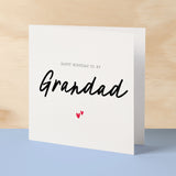 Birthday Card For Grandad Happy Birthday Card For Grandad Simple Birthday Card For Grandad Love Hearts Birthday Card For Grandad