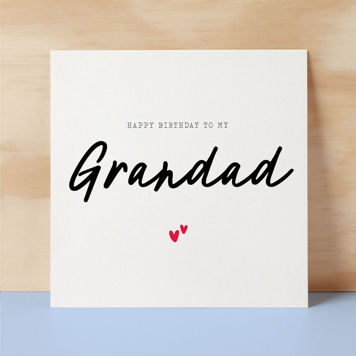 Birthday Card For Grandad Happy Birthday Card For Grandad Simple Birthday Card For Grandad Love Hearts Birthday Card For Grandad