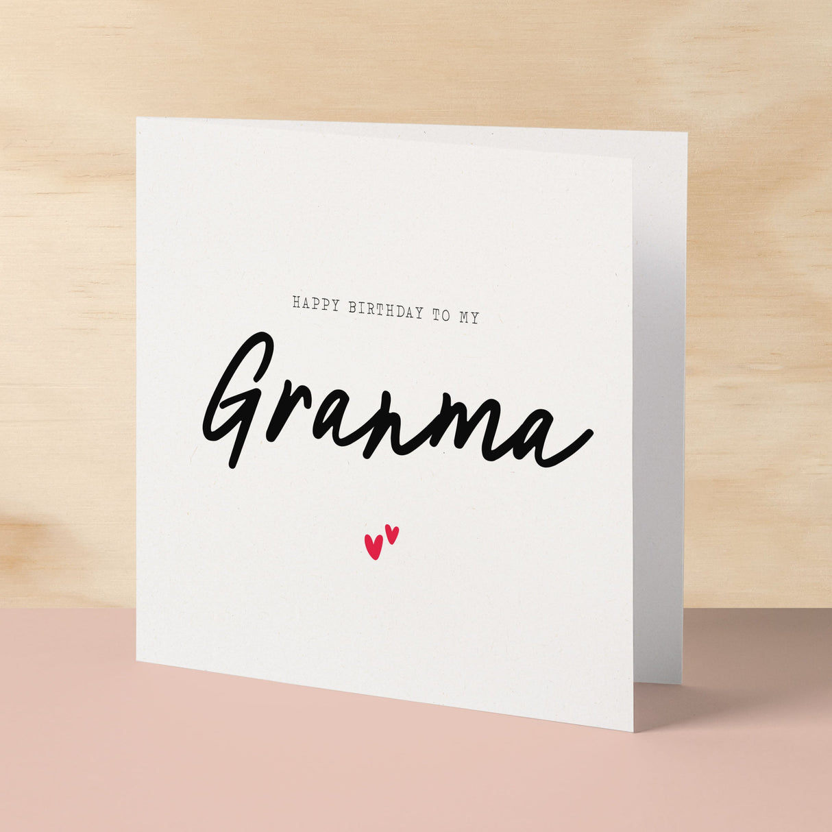 Birthday Card For Granma Happy Birthday Card For Granma Simple Birthday Card For Granma Love Hearts Birthday Card For Granma