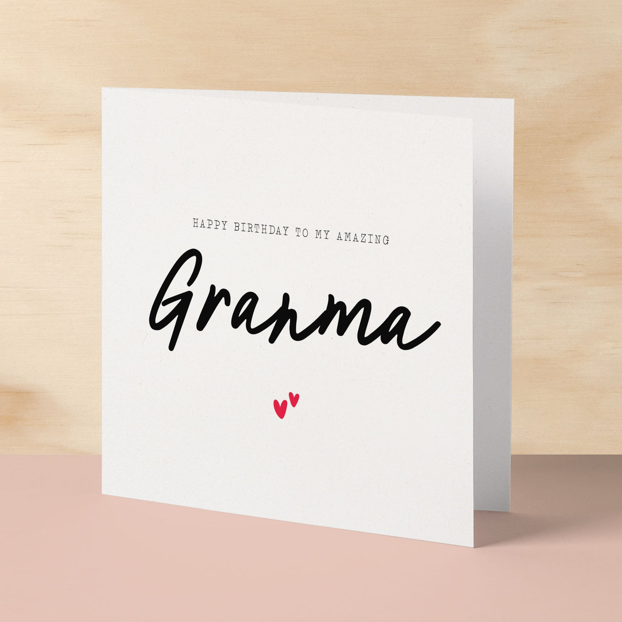 Birthday Card For Granma Happy Birthday Card For Granma Simple Birthday Card For Amazing Granma Love Hearts Birthday Card