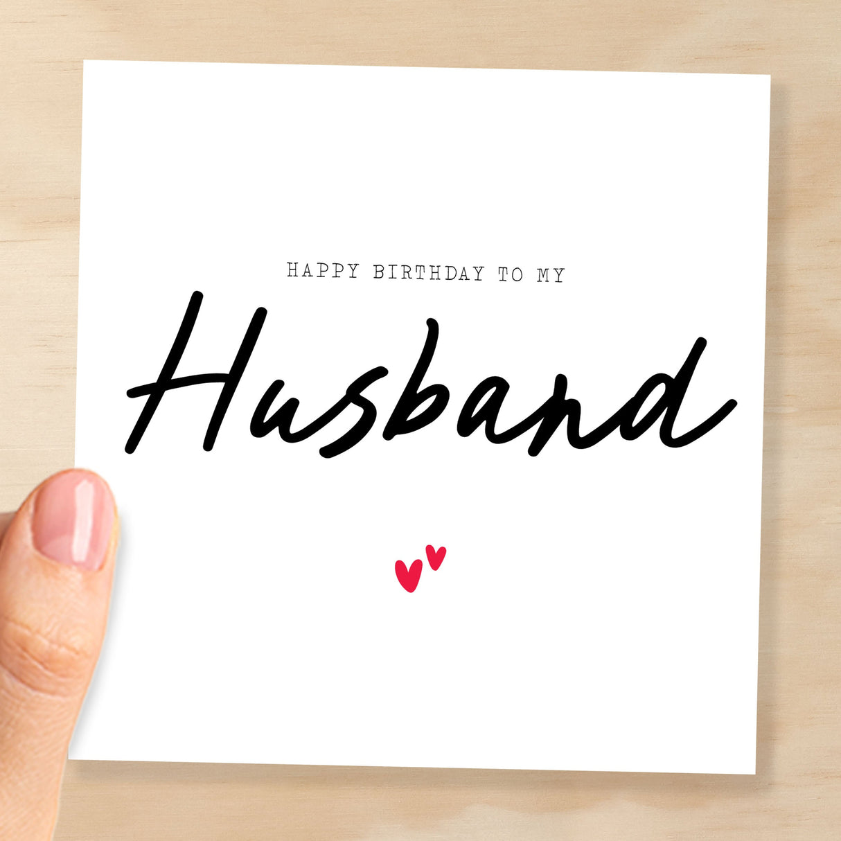 Birthday Card For Husband Happy Birthday Card For Husband Simple Birthday Card For Husband Love Hearts Birthday Card For Husband