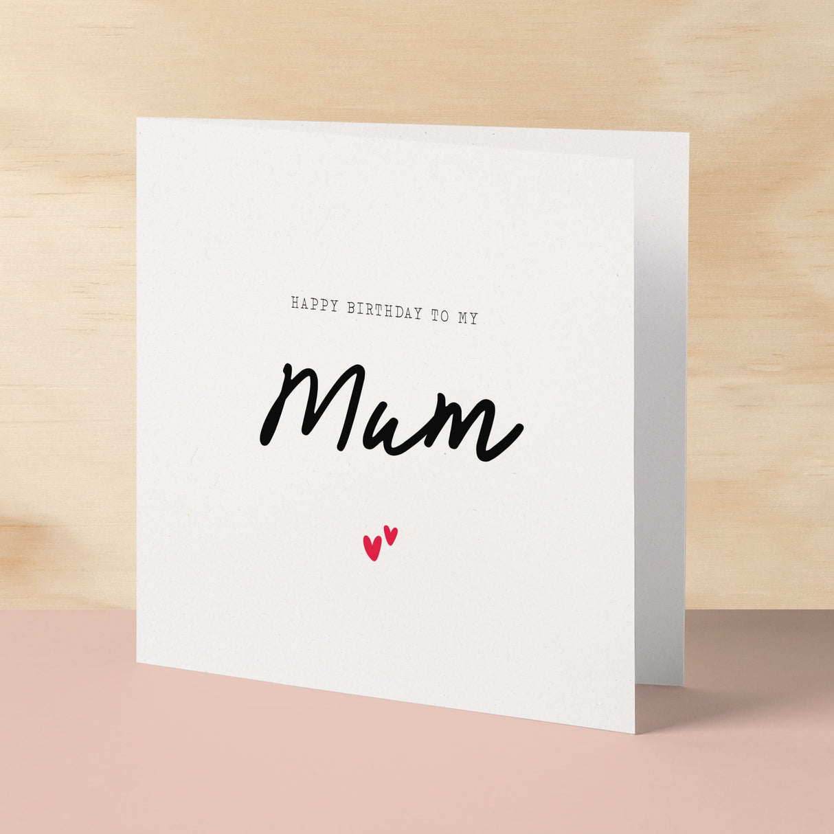 Birthday Card For Mum Happy Birthday Card For Mum Simple Birthday Card For Mum Love Hearts Birthday Card For Mum