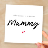 Birthday Card For Mummy Happy Birthday Card For Mummy Simple Birthday Card For Amazing Mummy Love Hearts Birthday Card