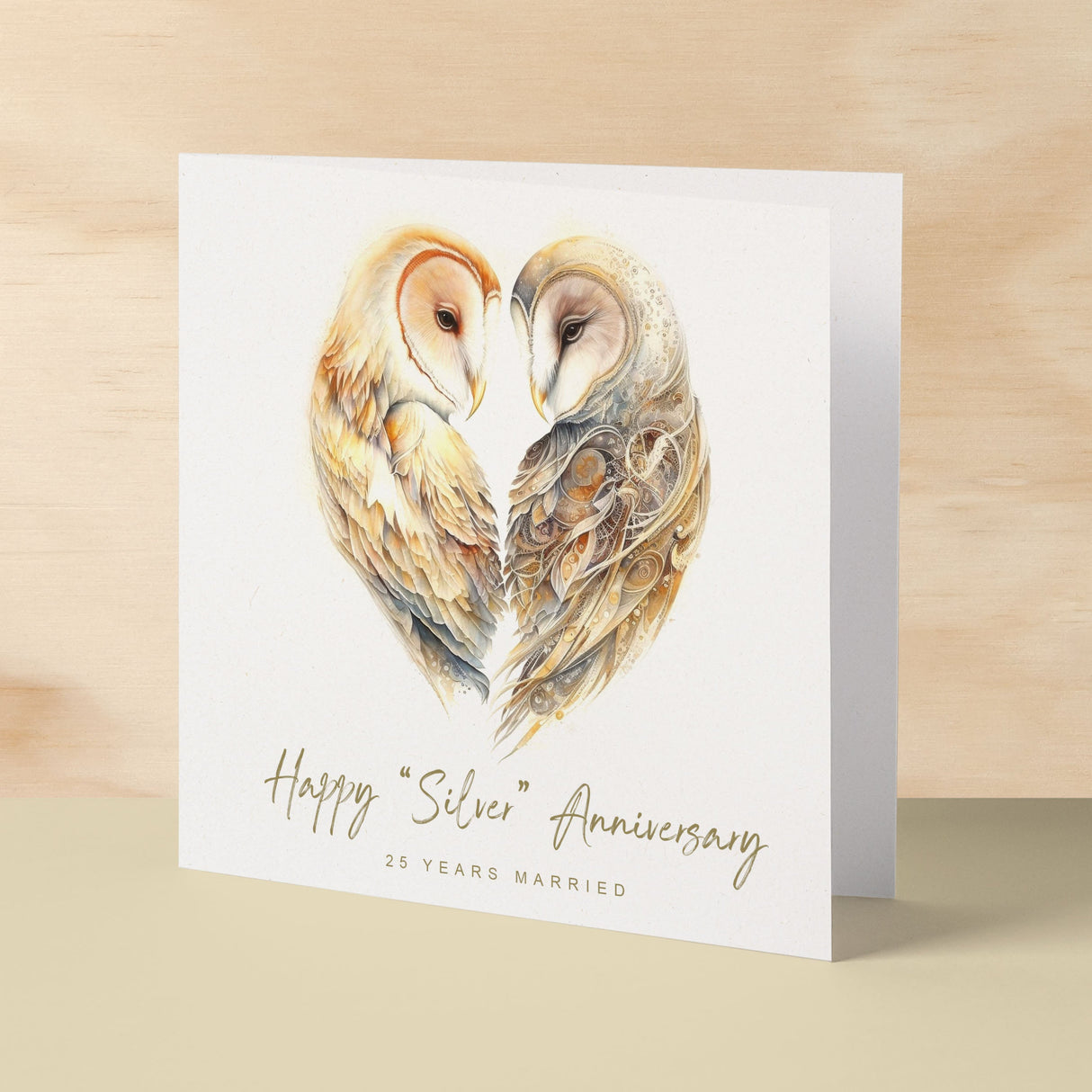 25th Anniversary Card Silver Anniversary 25 Year Anniversary Card For Husband Anniversary Card For Wife Twenty Five Year Anniversary Card