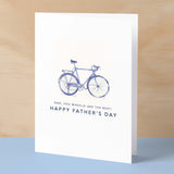 Father's Day Card For Dad Bicycle Illustration Simple Father's Day Card You Wheelie Are The Best Dad Father's Day Gift