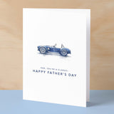 Father's Day Card For Classic Car Enthusiasts Car Illustration Simple Father's Day Card You're A Classic Dad Father's Day Gift