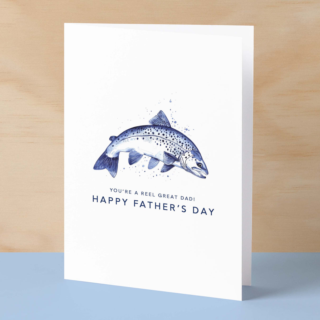 Father's Day Card For Fishing Enthusiasts Simple Father's Day Card You're A Reel Catch Father's Day Gift For Fisherman