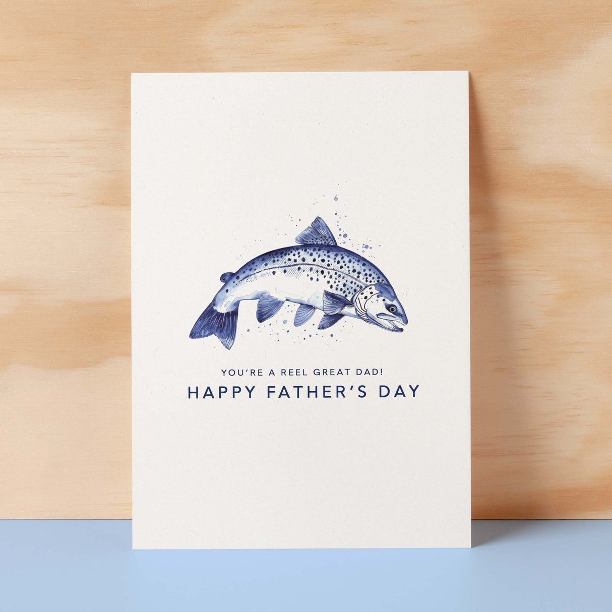 Father's Day Card For Fishing Enthusiasts Simple Father's Day Card You're A Reel Catch Father's Day Gift For Fisherman