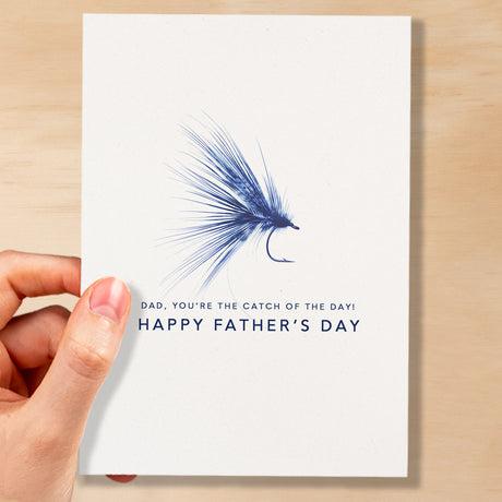 Father's Day Card For Fisherman Simple Father's Day Card You're The Catch Of The Day Father's Day Gift For Fisherman