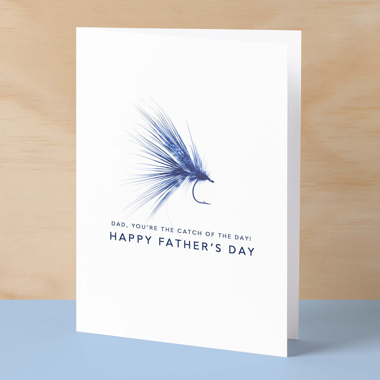 Father's Day Card For Fisherman Simple Father's Day Card You're The Catch Of The Day Father's Day Gift For Fisherman