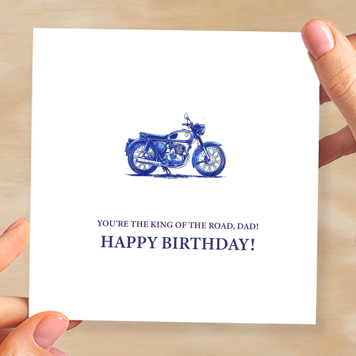 Birthday Card For Dad Motorcycle Themed Birthday Card For Motorcylce Lover Birthday Card For Dad Who Likes Motorcycles