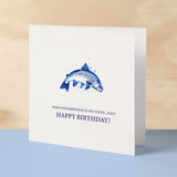 Birthday Card For Dad Fishing Themed Birthday Card For Fishing Lover Birthday Card For Dad Who Likes Fishing