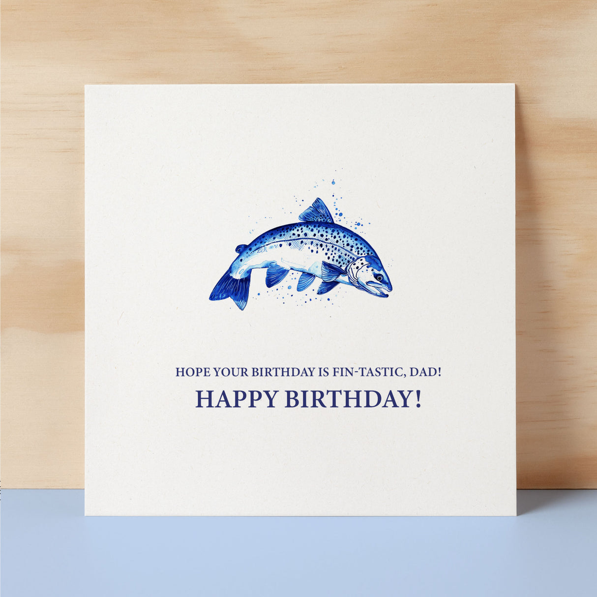 Birthday Card For Dad Fishing Themed Birthday Card For Fishing Lover Birthday Card For Dad Who Likes Fishing