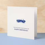 Birthday Card For Dad Car Themed Birthday Card For Motorsport Lover Birthday Card For Dad Who Likes Classic Cars