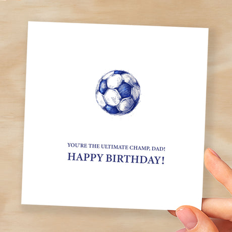 Birthday Card For Dad Football Themed Birthday Card For Football Lover Birthday Card For Dad Who Is A Fan Of Football