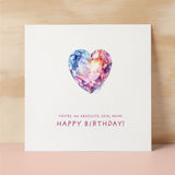 Birthday Card For Mum Pretty Birthday Card For Mum Absolute Gem of A Mum Birthday Card For Mum or Mother Beatuiful Mum Birthday Card