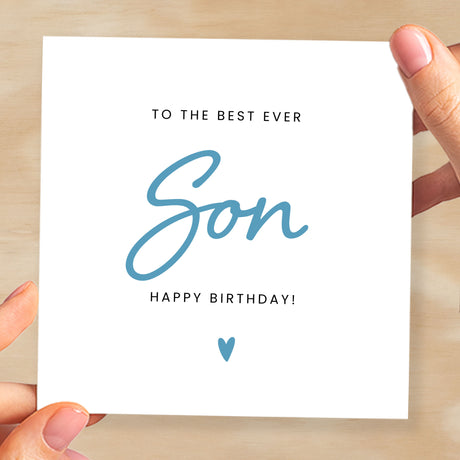 Birthday Card For Son Happy Birthday Card For Son Best Son Ever Card Birthday Card For Son