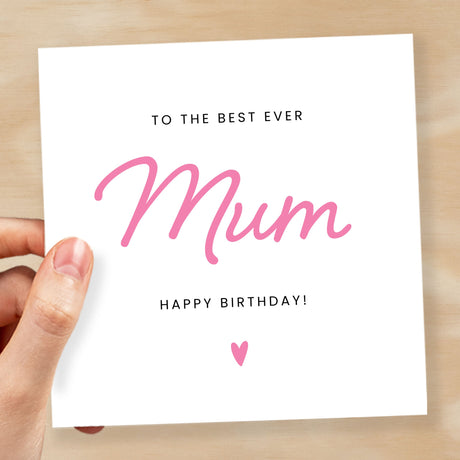 Birthday Card For Mum Happy Birthday Card For Mum Best Mum Ever Card Birthday Card For Mummy