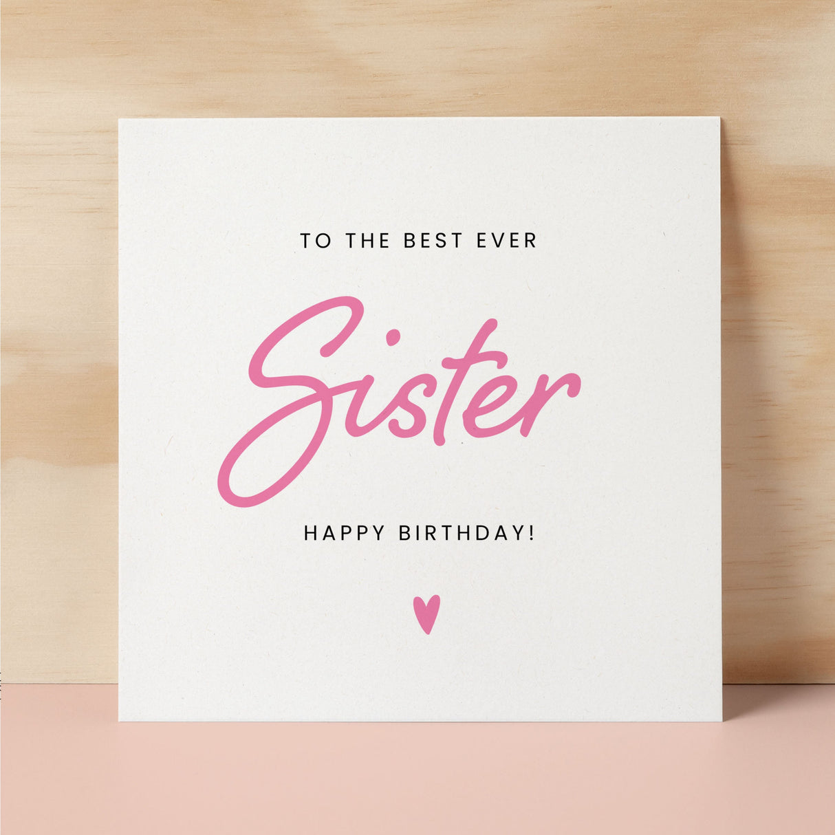 Birthday Card For Sister Happy Birthday Card For Sister Best Sister Ever Card Birthday Card For Sister