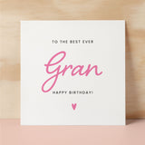 Birthday Card For Gran Happy Birthday Card For Grandmother Best Gran Ever Card Birthday Card For Gran