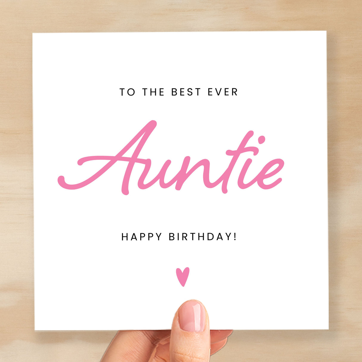 Birthday Card For Auntie Happy Birthday Card For Aunty Best Aunt Ever Card Birthday Card For Auntie