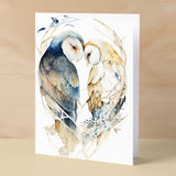 Anniversary Card For Husband Card for Anniversary Card For Wife Owl Anniversary Card For Couple Engagement Card For Couple Wedding Card