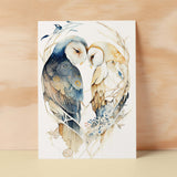 Anniversary Card For Husband Card for Anniversary Card For Wife Owl Anniversary Card For Couple Engagement Card For Couple Wedding Card