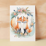 Anniversary Card For Husband Card for Anniversary Card For Wife Fox Anniversary Card For Couple Engagement Card For Couple Wedding Card