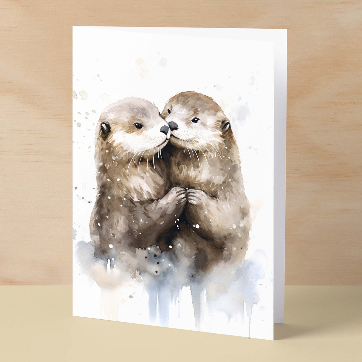 Anniversary Card For Husband Card for Anniversary Card For Wife Otter Anniversary Card For Couple Engagement Card For Couple Wedding Card