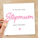 Birthday Card For Stepmum Happy Birthday Card For Stepmum Best Stepmum Ever Card Birthday Card For Stepmum