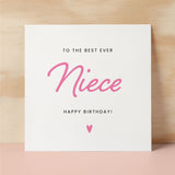 Birthday Card For Niece Happy Birthday Card For Niece Best Niece Ever Card Birthday Card For Niece