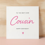 Birthday Card For Cousin Happy Birthday Card For Cousin Best Cousin Ever Card Birthday Card For Her