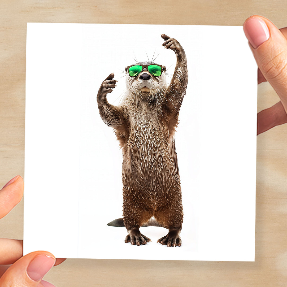 Birthday Card for Him Birthday Card For Brother or Son Birthday Card For Sister or Daughter Fun Birthday Card Of A Otter With Sunglasses