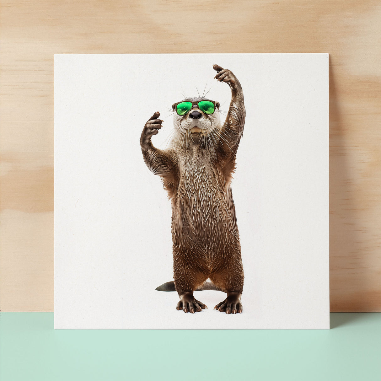 Birthday Card for Him Birthday Card For Brother or Son Birthday Card For Sister or Daughter Fun Birthday Card Of A Otter With Sunglasses