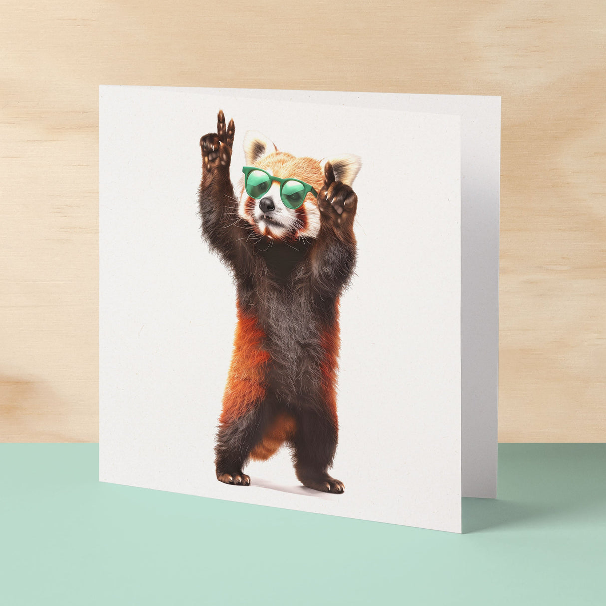 Birthday Card for Him Birthday Card For Brother or Son Birthday Card For Sister or Daughter Fun Birthday Card Of A Red Panda With Sunglasses