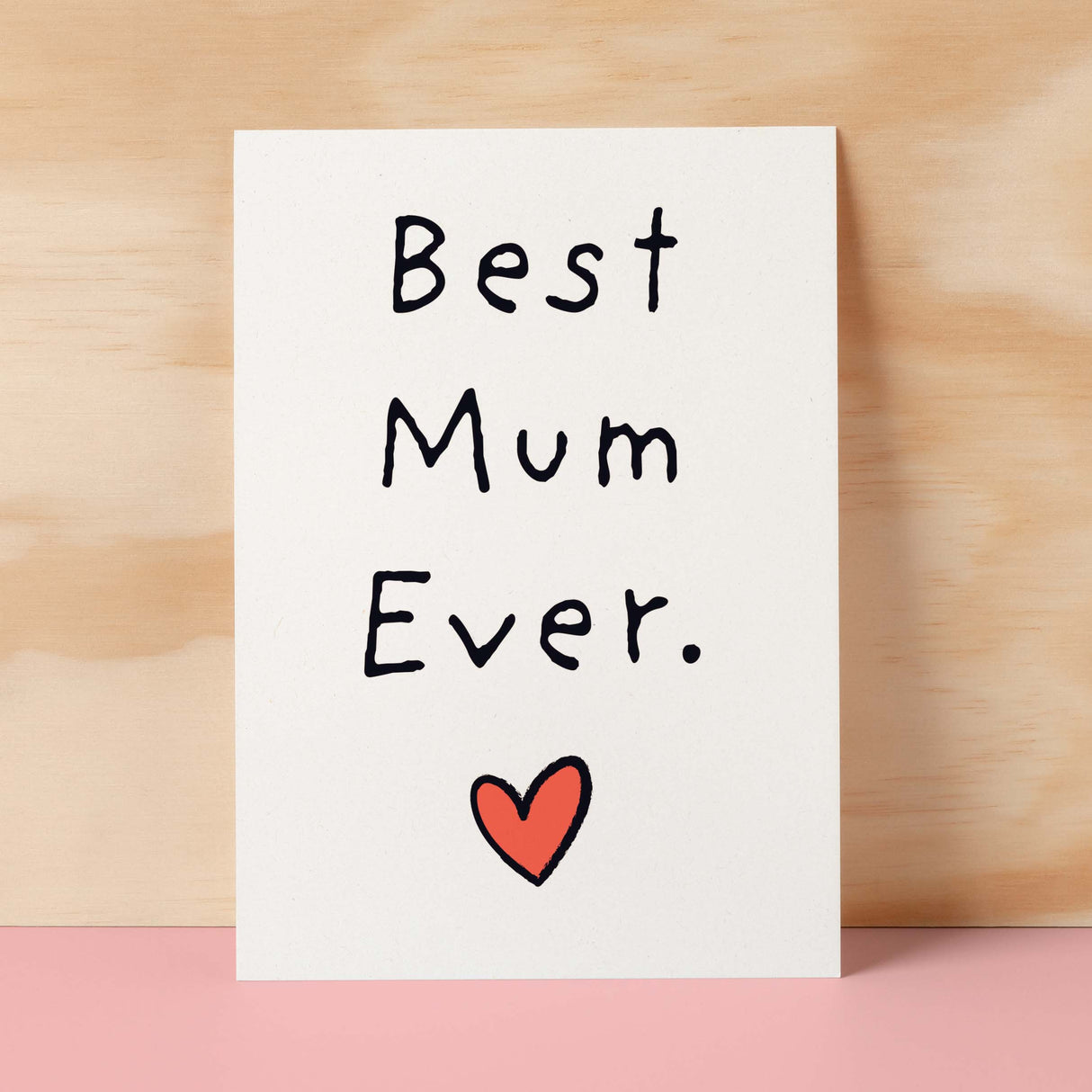 Mother's Day Card For Mum Happy Mother's Day Mothers Day card Mothering Sunday Mom Mommy Mum Mummy Best Mum Ever Card