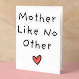 Mother's Day Card For Mum Happy Mother's Day Mothers Day card Mothering Sunday Mom Mommy Mum Mummy Best Mother Like No Other Card