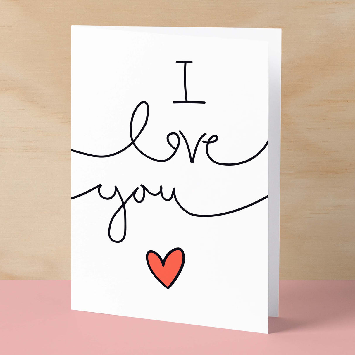 Anniversary or Valentine's Card for Her Anniversary Card for Wife Valentines Day Card For Husband Boyfriend or Girlfriend I Love You