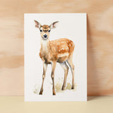 Deer Notelet Card For Anyone Any Occasion Card For Her or For Him 5x7, A6 Card For Birthday or Easter Card Thank You Card Wildlife