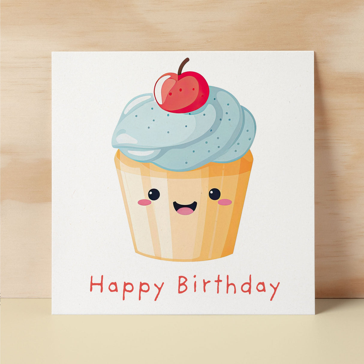 Birthday Card for Her Birthday Card For Sister or Mum Birthday Card For Friend Cute Cake Birthday Card For Him Birthday Card For Anyone